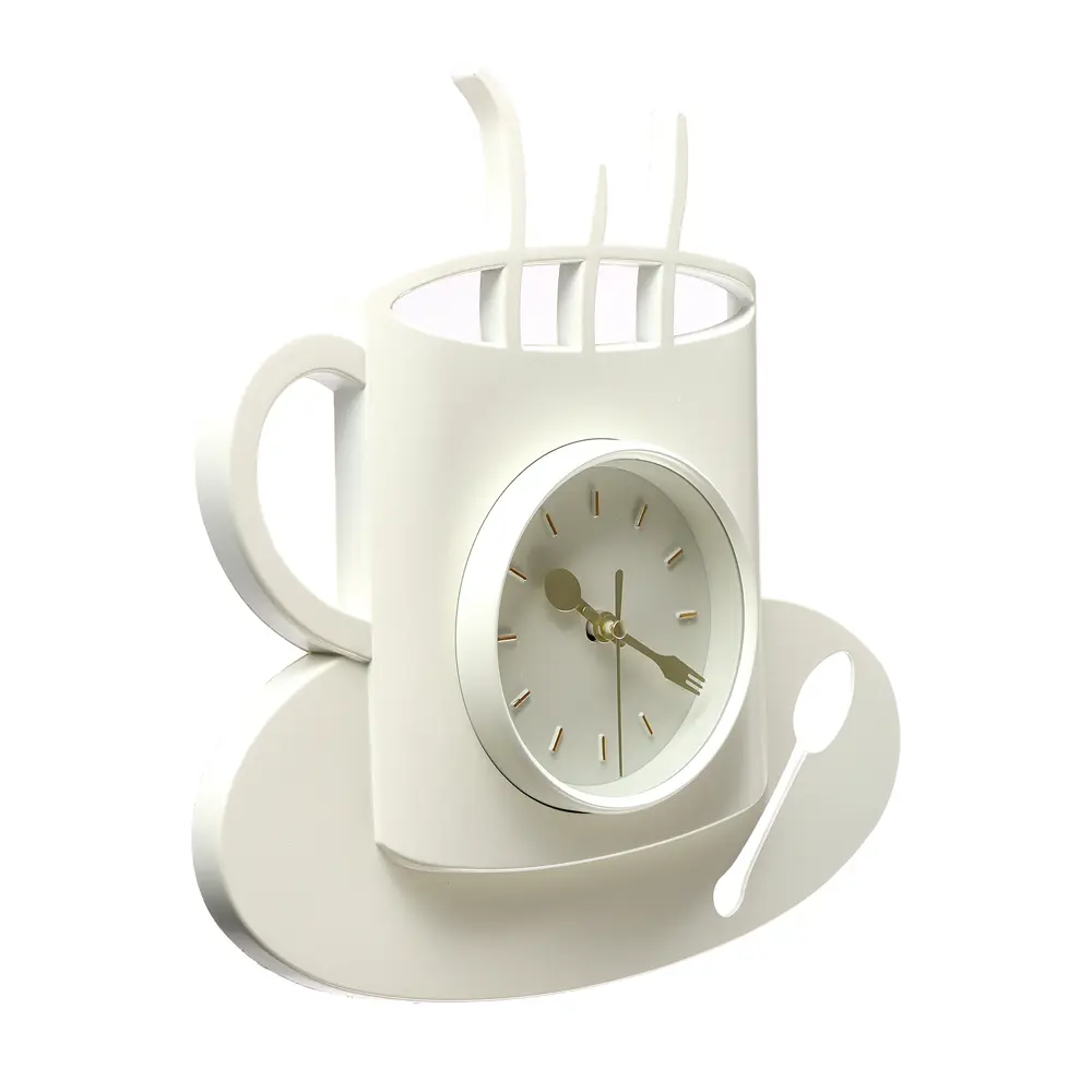 Фото 2 Настенные часы Сима-ленд Чашка 30 см белый Фото 2 Настенные часы Сима-ленд Чашка 30 см белый