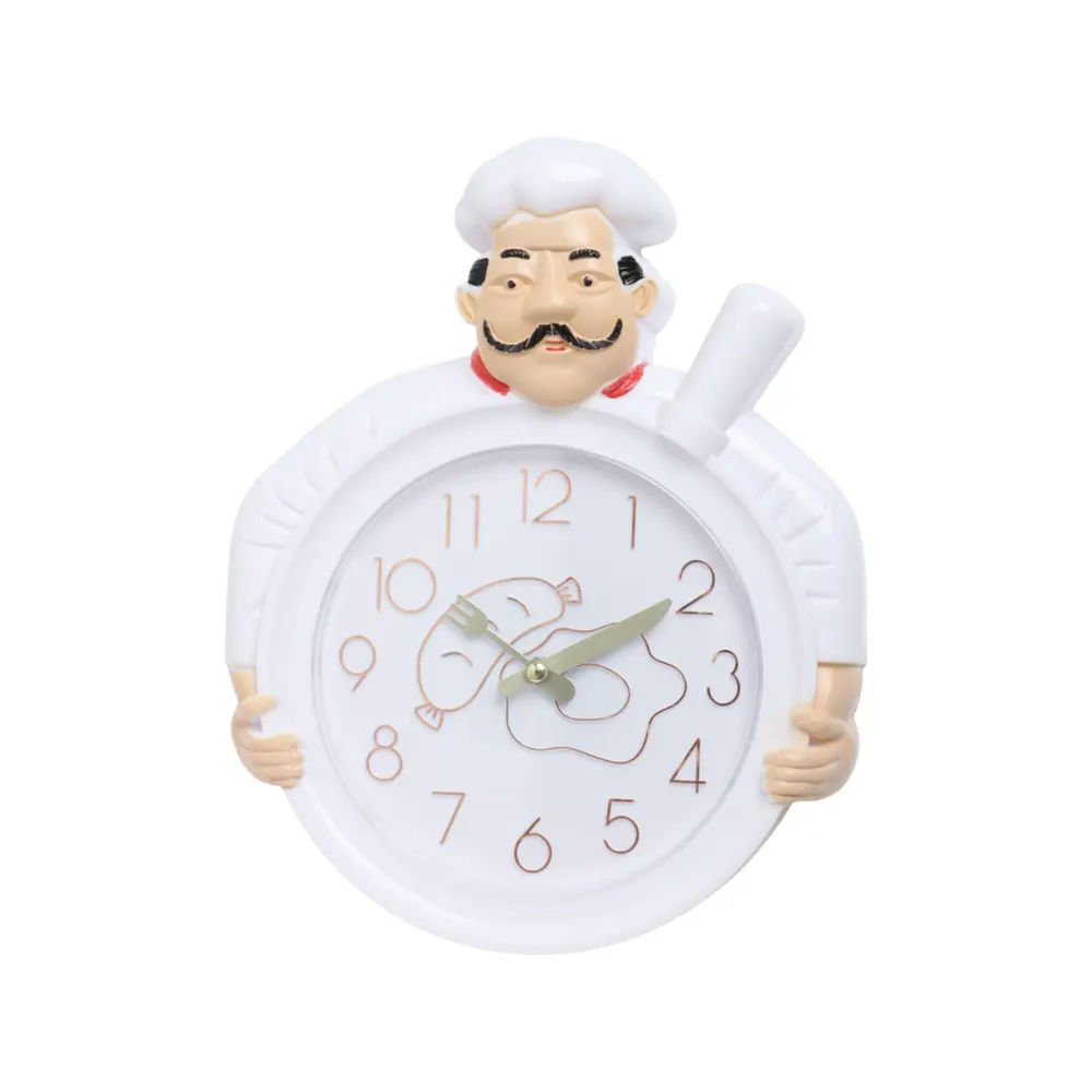 Фото Настенные часы Сима-ленд Шеф 24 см белый Фото Настенные часы Сима-ленд Шеф 24 см белый
