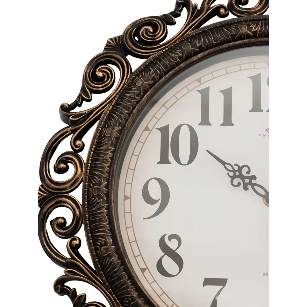 Фото 3 Настенные часы Рубин Хостон 41 см коричневый