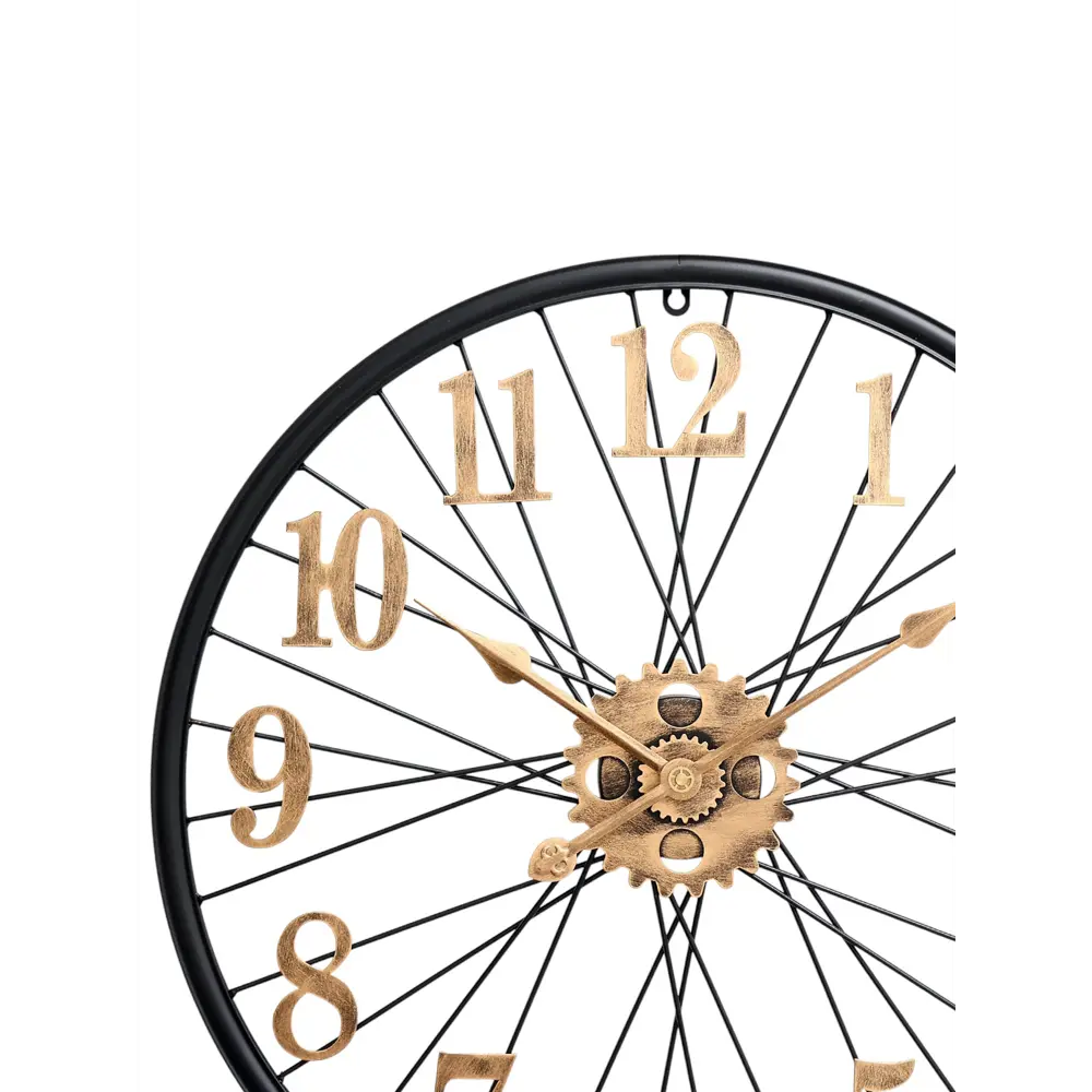 Фото 2 Настенные часы Сима-ленд Лофт 61 см золотой,черный
