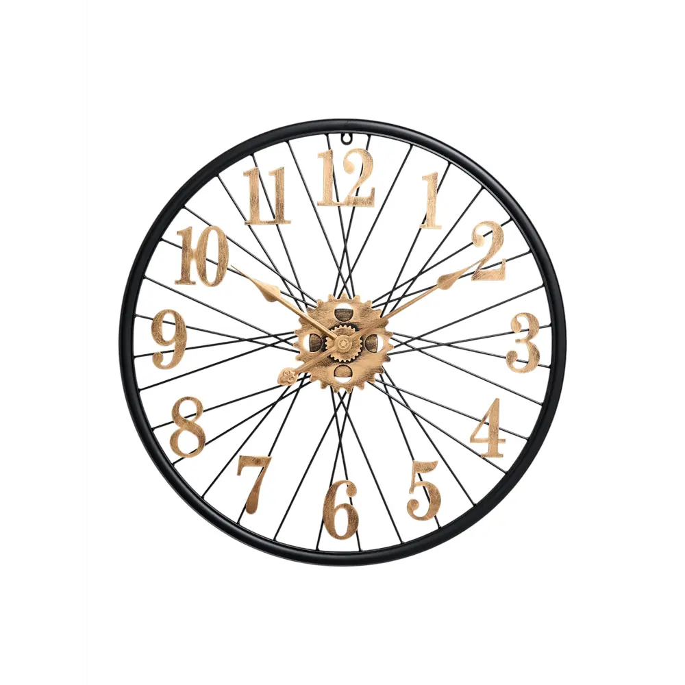 Фото Настенные часы Сима-ленд Лофт 61 см золотой,черный