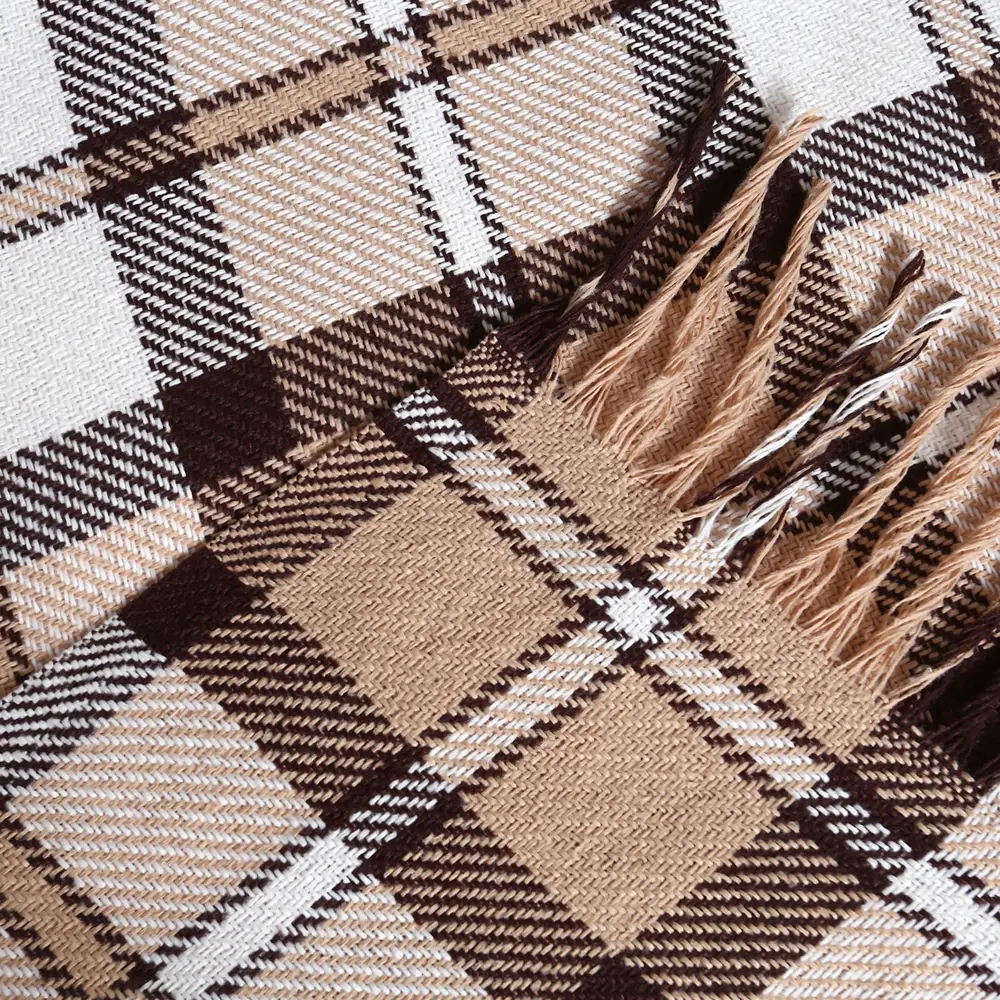 Фото 4 Плед Влади 9809092, 200x140 см, хлопок, цвет бежевый