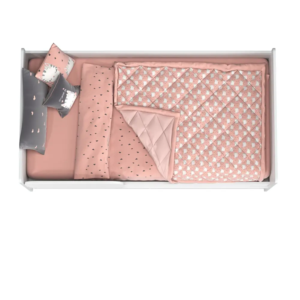 Фото 7 Кровать детская Mobi Уна 80x160 см ЛДСП цвет белый Фото 7 Кровать детская Mobi Уна 80x160 см ЛДСП цвет белый