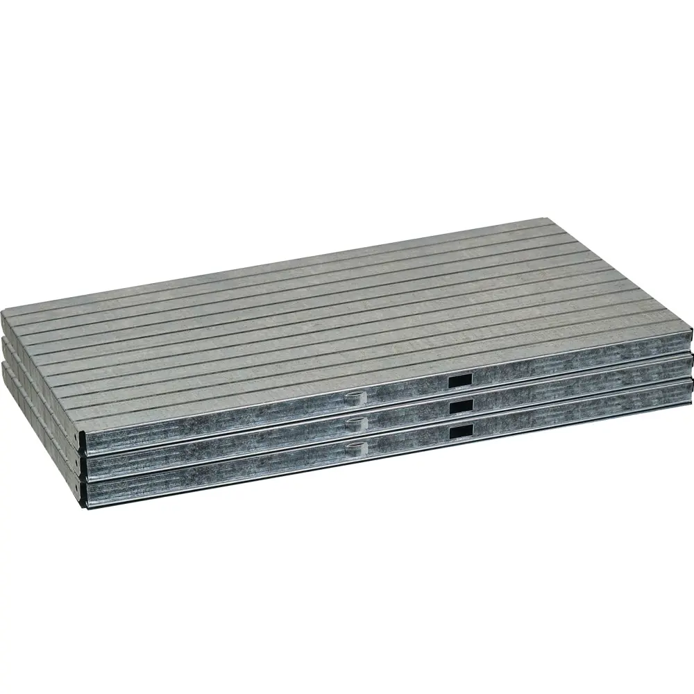 Фото 2 Полка для стеллажа Steller 90x60 см оцинкованный металл нагрузка на полку 180 кг 3 шт. Фото 2 Полка для стеллажа Steller 90x60 см оцинкованный металл нагрузка на полку 180 кг 3 шт.