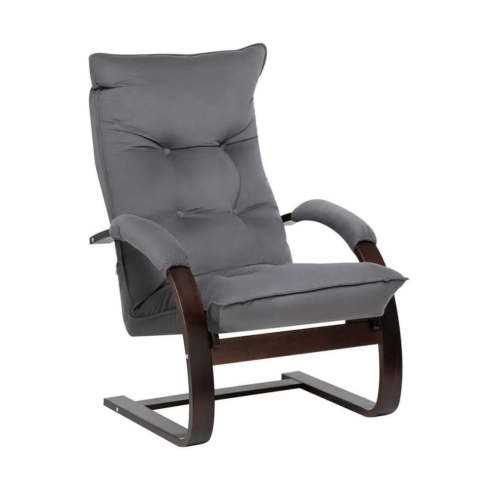 Фото Кресло-трансформер Leset Монако 68.5x110x80 см велюр цвет орех текстура/серый Фото Кресло-трансформер Leset Монако 68.5x110x80 см велюр цвет орех текстура/серый