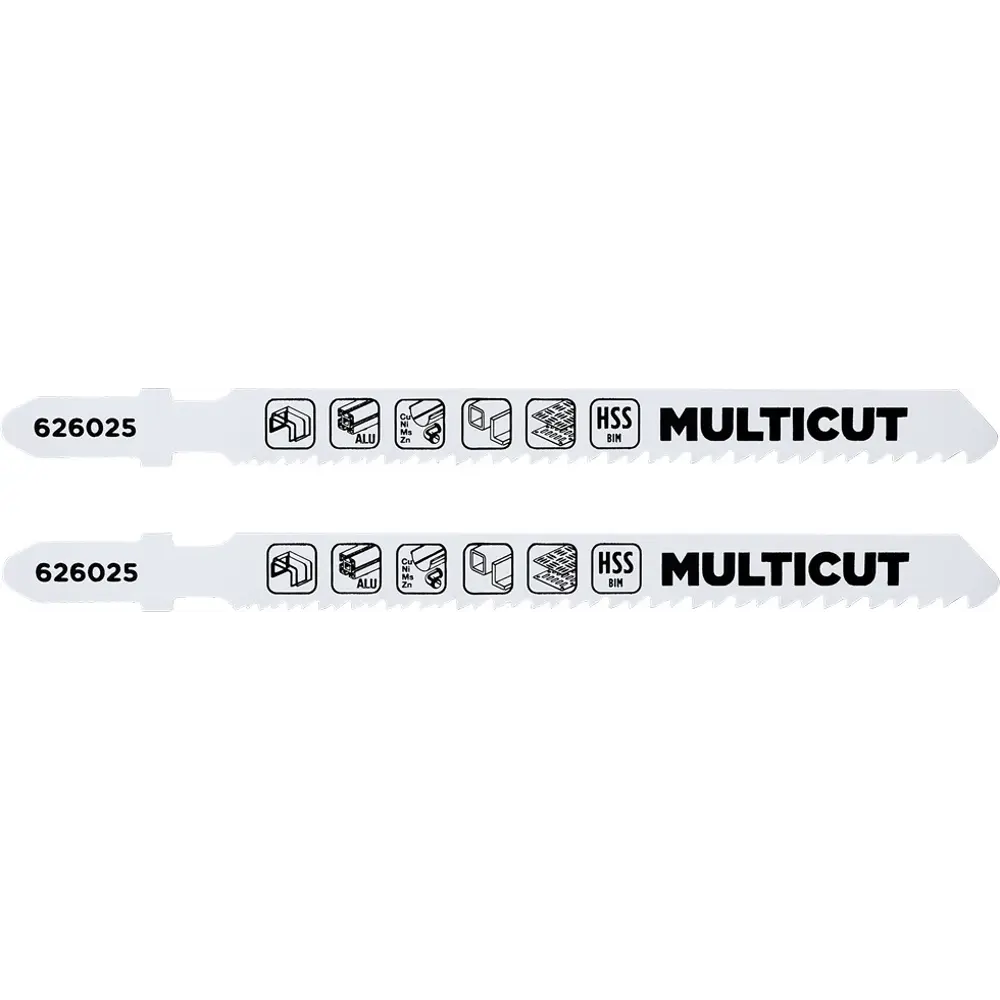 Фото Пилка для электролобзика по металлу KWB 626025, 2 шт.