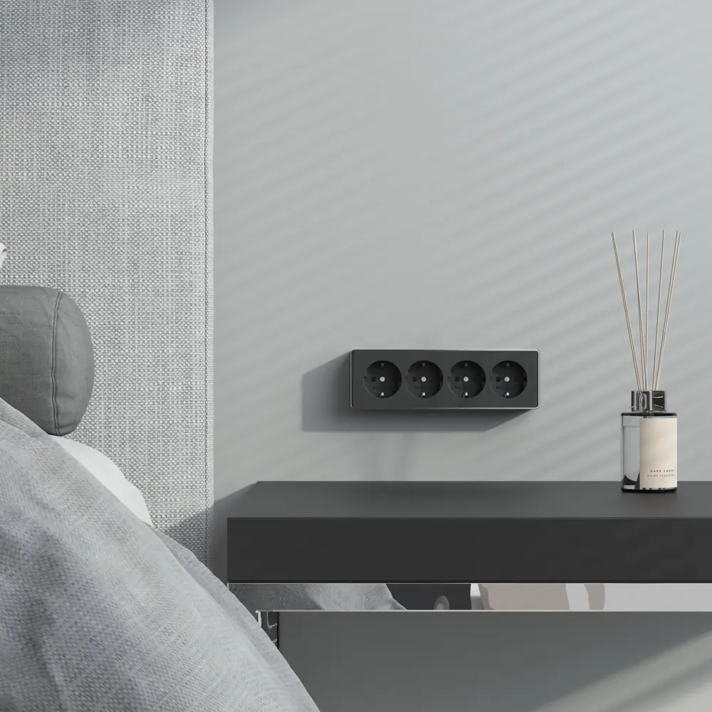 Фото 6 Розетка накладная Werkel Gallant a071254 с заземлением цвет черный матовый/хром Фото 6 Розетка накладная Werkel Gallant a071254 с заземлением цвет черный матовый/хром