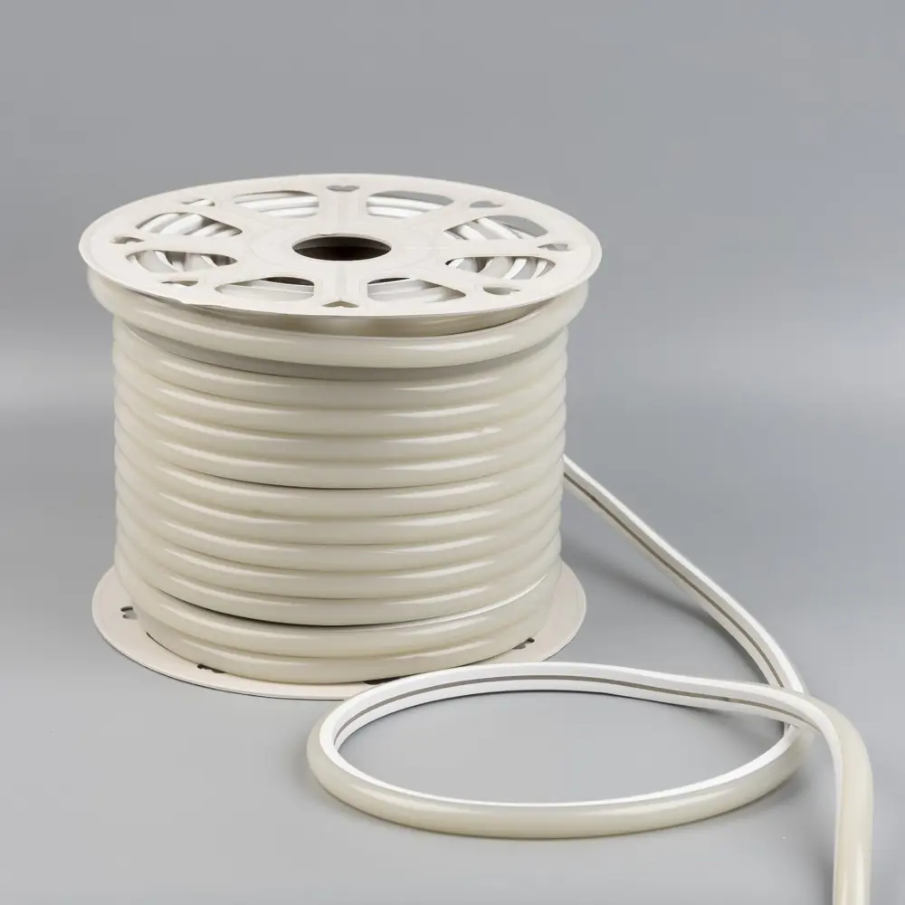 Фото 2 Электрогирлянда Luazon Lighting 9143267 гибкий неон d16 мм 50 м белый Фото 2 Электрогирлянда Luazon Lighting 9143267 гибкий неон d16 мм 50 м белый