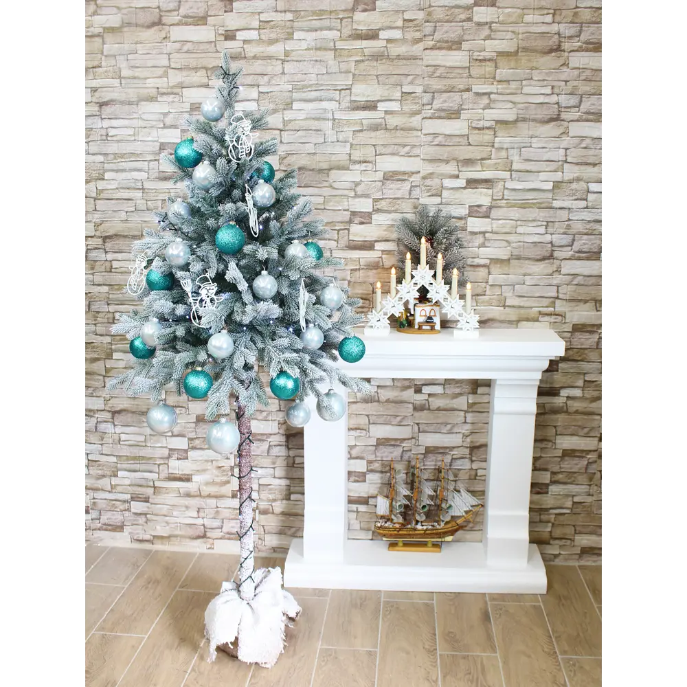 Фото 2 Ель новогодняя искусственная Полярная заснеженная 180 см Фото 2 Ель новогодняя искусственная Полярная заснеженная 180 см