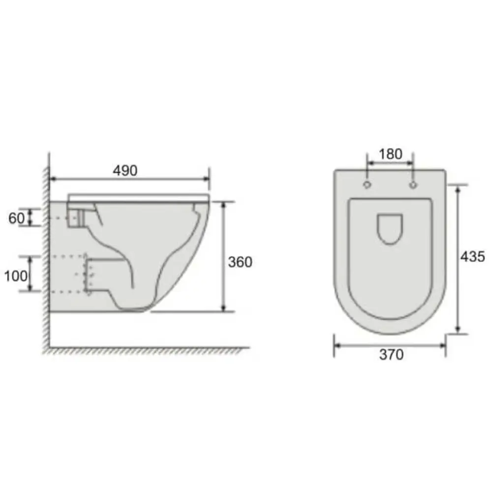 Фото 6 Унитаз подвесной AVS Сити безободковый с сиденьем микролифт черный Фото 6 Унитаз подвесной AVS Сити безободковый с сиденьем микролифт черный