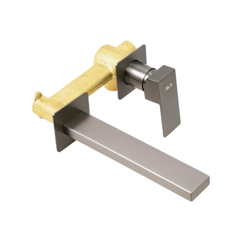 Фото 13 Смеситель для раковины встраиваемый AVS Cube настенный оружейная сталь Фото 13 Смеситель для раковины встраиваемый AVS Cube настенный оружейная сталь