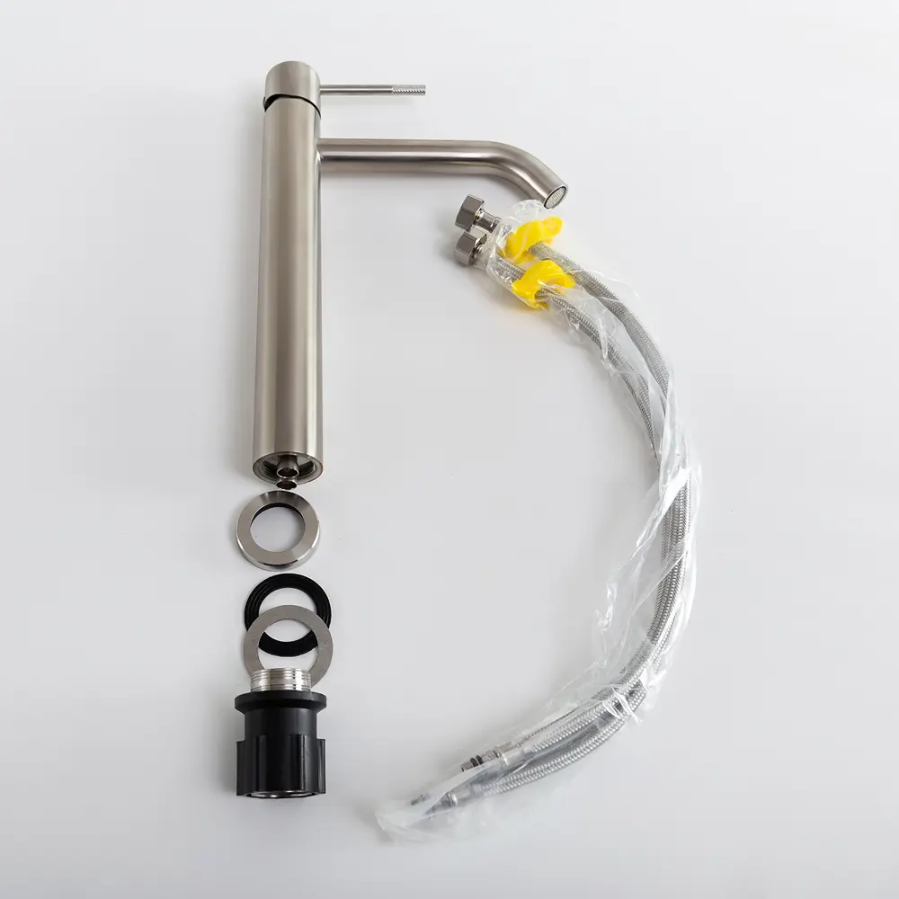 Фото 4 Смеситель для раковины Cezares RELAX-LC1-IN-W0 однорычажный цвет сатин Фото 4 Смеситель для раковины Cezares RELAX-LC1-IN-W0 однорычажный цвет сатин