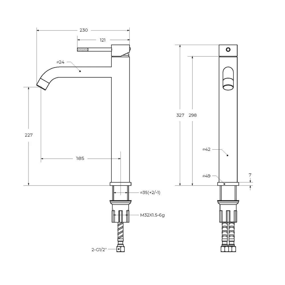 Фото 5 Смеситель для раковины Cezares RELAX-LC1-NOP-W0 однорычажный цвет черный матовый Фото 5 Смеситель для раковины Cezares RELAX-LC1-NOP-W0 однорычажный цвет черный матовый