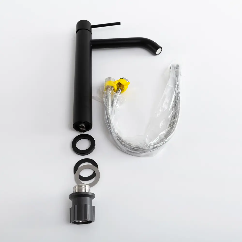 Фото 4 Смеситель для раковины Cezares RELAX-LC1-NOP-W0 однорычажный цвет черный матовый Фото 4 Смеситель для раковины Cezares RELAX-LC1-NOP-W0 однорычажный цвет черный матовый