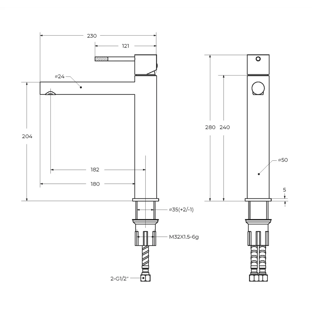 Фото 8 Смеситель для раковины Cezares RELAX-LC2-NOP-W0 однорычажный цвет черный матовый Фото 8 Смеситель для раковины Cezares RELAX-LC2-NOP-W0 однорычажный цвет черный матовый