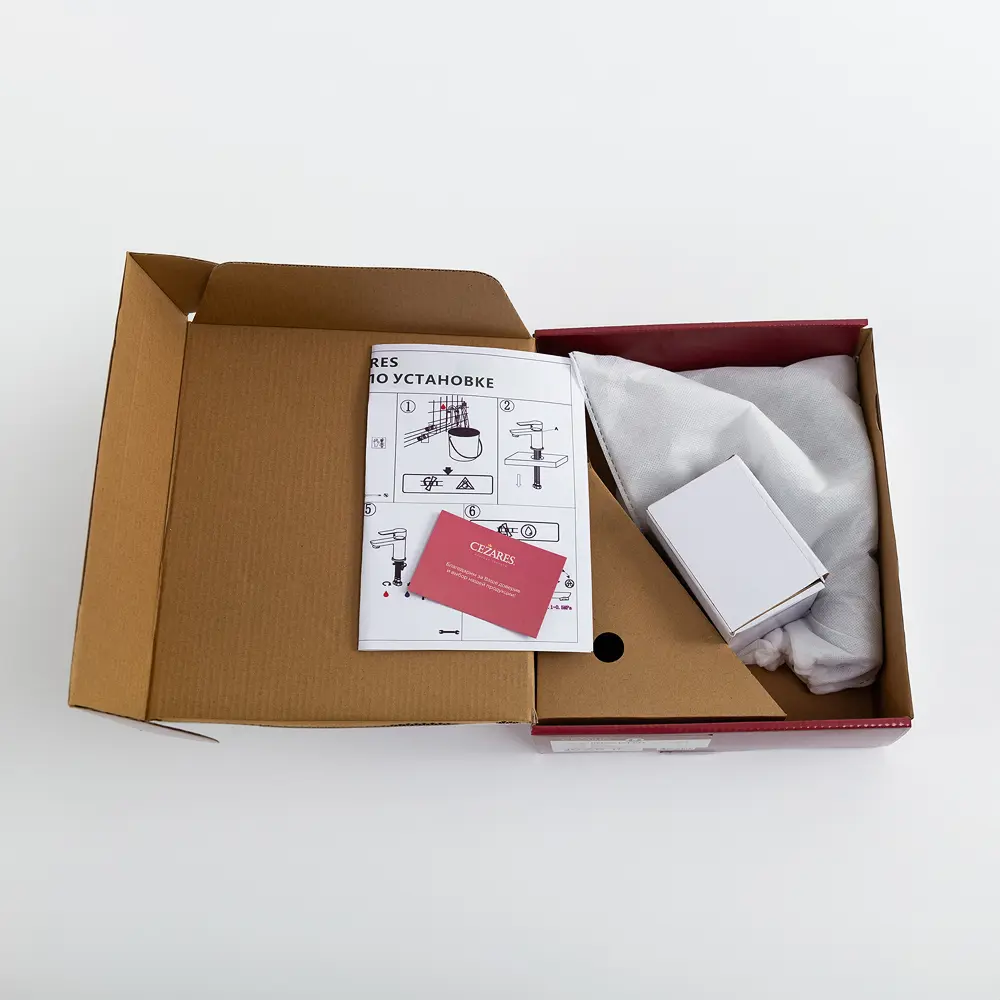 Фото 6 Смеситель для раковины Cezares RELAX-LS1-GM однорычажный цвет серый