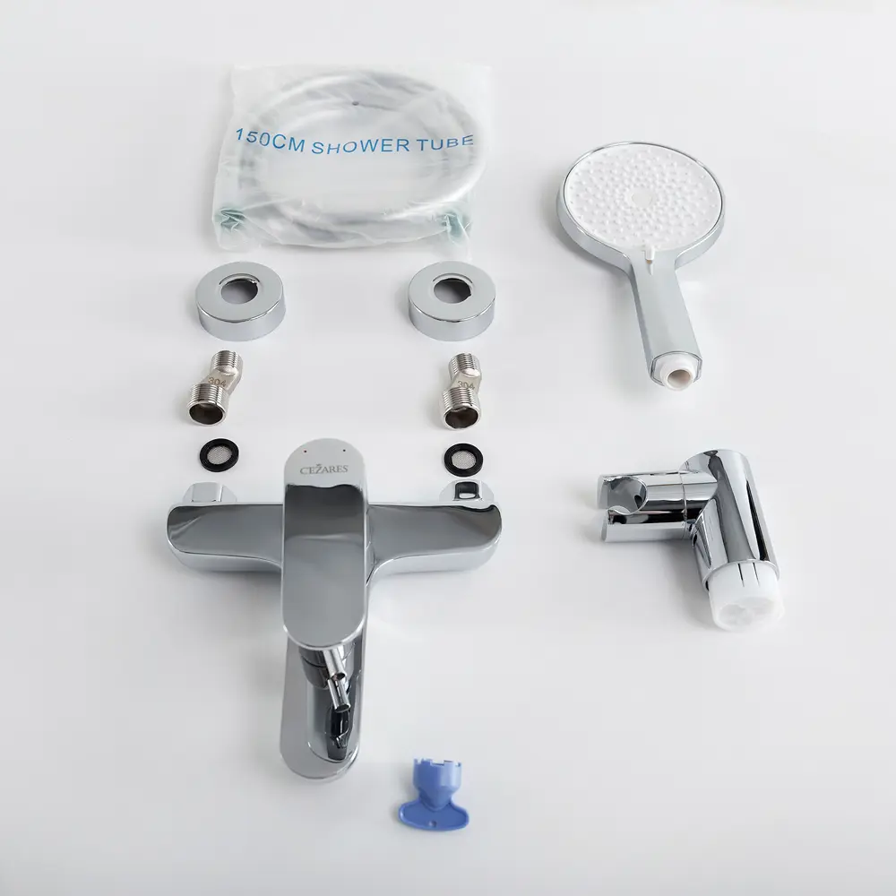 Фото 4 Смеситель для ванны Cezares STYLUS-VD-01 цвет хром Фото 4 Смеситель для ванны Cezares STYLUS-VD-01 цвет хром