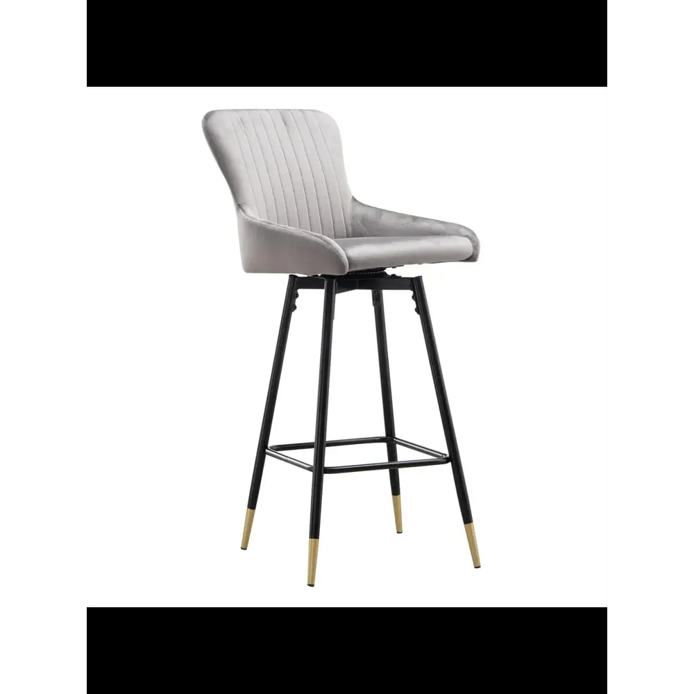 Фото 9 Стул барный крутящийся мягкий 2 шт (высота сидения 75см) Sheepping 107x48x54 cm ткань цвет серый Фото 9 Стул барный крутящийся мягкий 2 шт (высота сидения 75см) Sheepping 107x48x54 cm ткань цвет серый