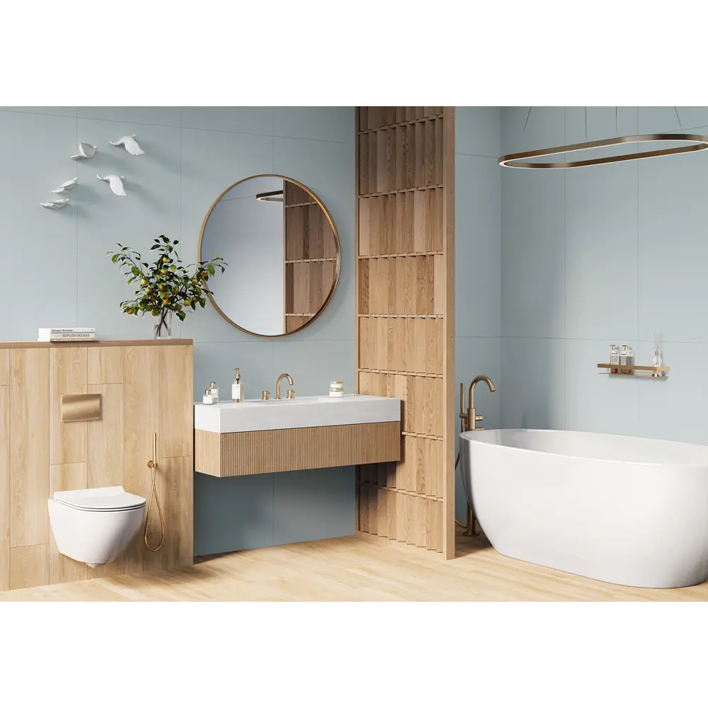Фото Керамогранит Alma ceramica Spector GFU60120SPR60R 60x120см цвет голубой Фото Керамогранит Alma ceramica Spector GFU60120SPR60R 60x120см цвет голубой