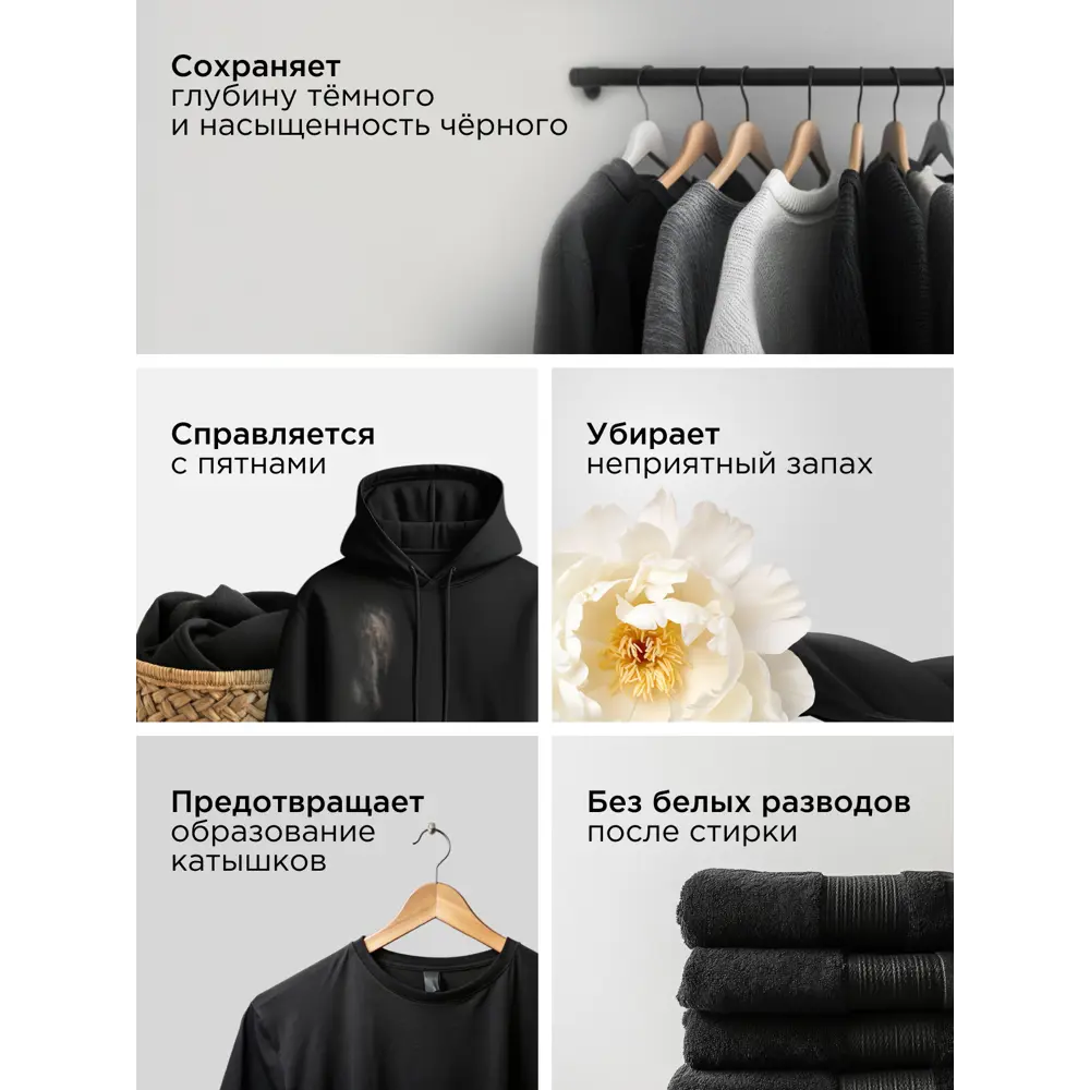 Фото 4 Гель для стирки черного белья Synergetic Black 3.75 л