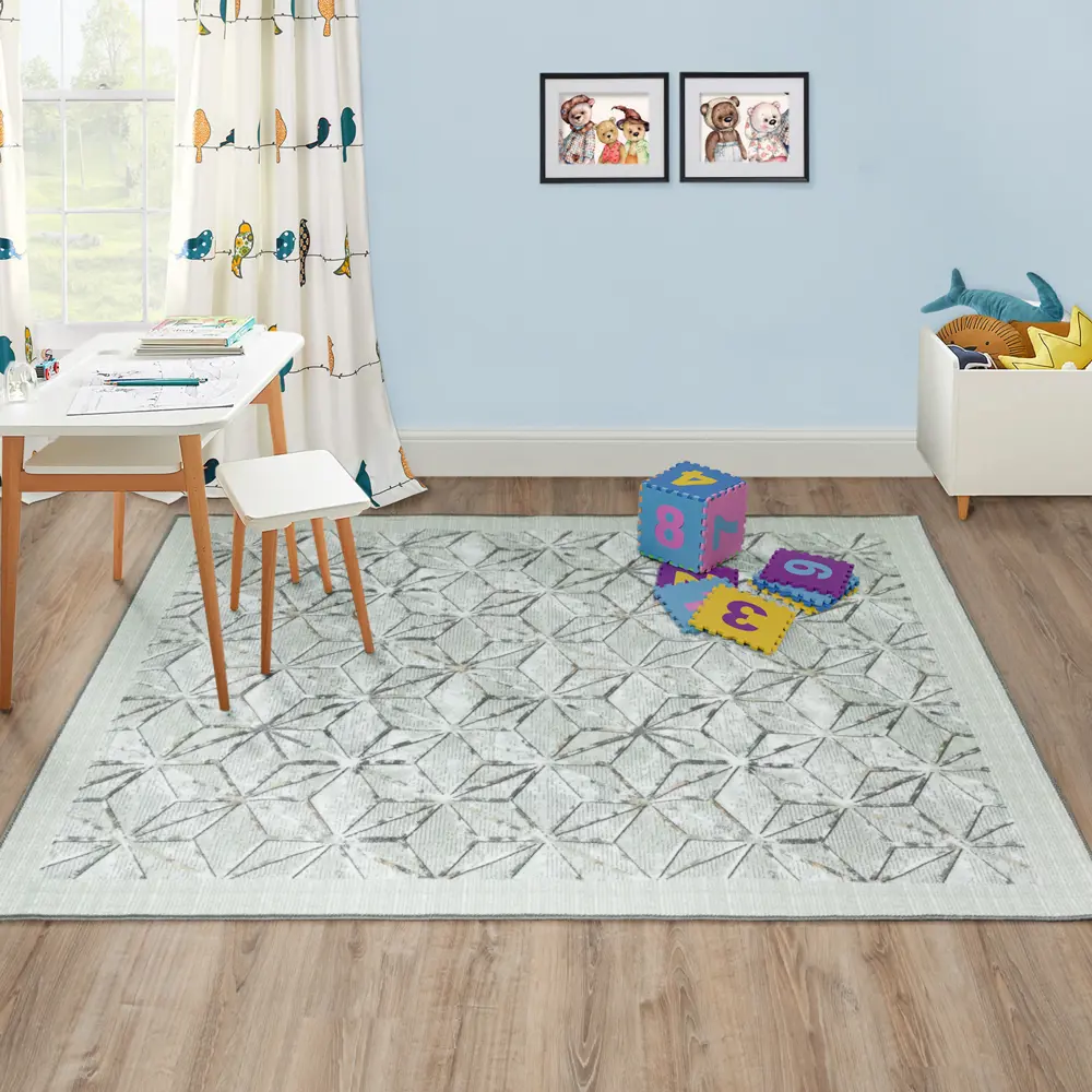 Фото Ковер Лугано 240x340 см полиамид цвет серый Фото Ковер Лугано 240x340 см полиамид цвет серый