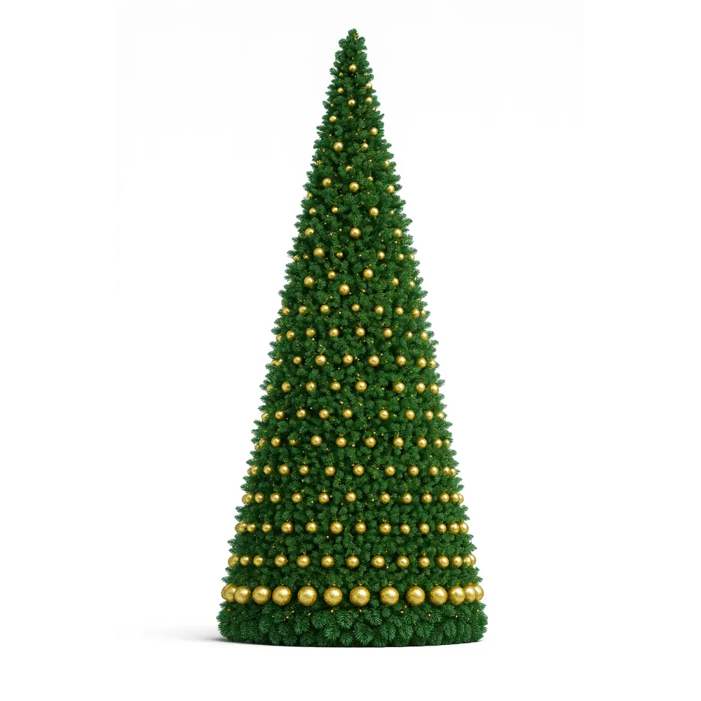 Фото Ель новогодняя искусственная Crystal trees Василиса каркасная цвет зеленый 8 м Фото Ель новогодняя искусственная Crystal trees Василиса каркасная цвет зеленый 8 м