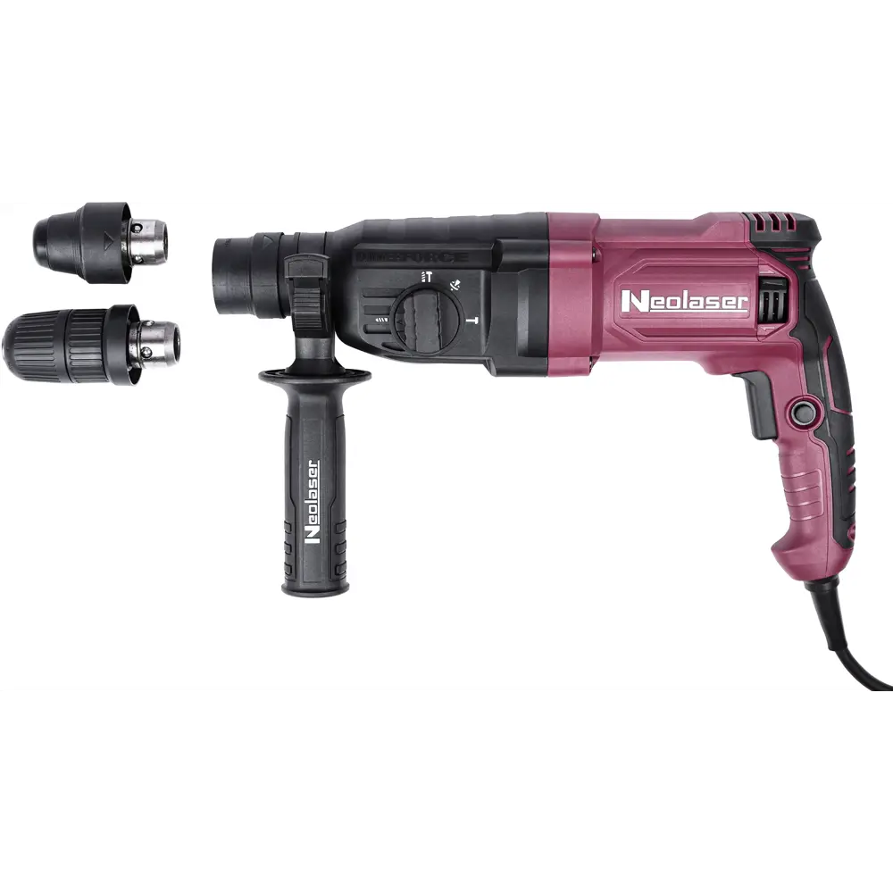 Фото 6 Перфоратор сетевой SDS-plus Neolaser NRH-1100-BS, 1100 Вт, 4.1 Дж Фото 6 Перфоратор сетевой SDS-plus Neolaser NRH-1100-BS, 1100 Вт, 4.1 Дж