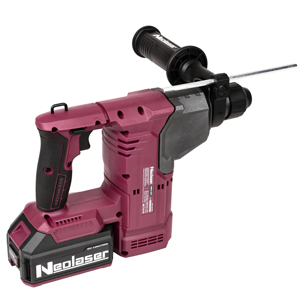 Фото 5 Перфоратор аккумуляторный SDS-plus Neolaser NRH-204, 20 В 4 Ач, 3.7 Дж