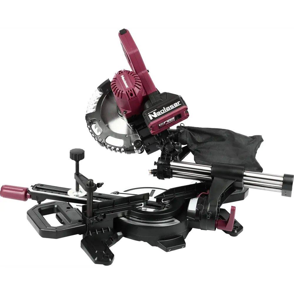 Фото 7 Пила торцовочная аккумуляторная Neolaser NMS-210-S, 20 В Li-ion 4 Ач, 210 мм Фото 7 Пила торцовочная аккумуляторная Neolaser NMS-210-S, 20 В Li-ion 4 Ач, 210 мм