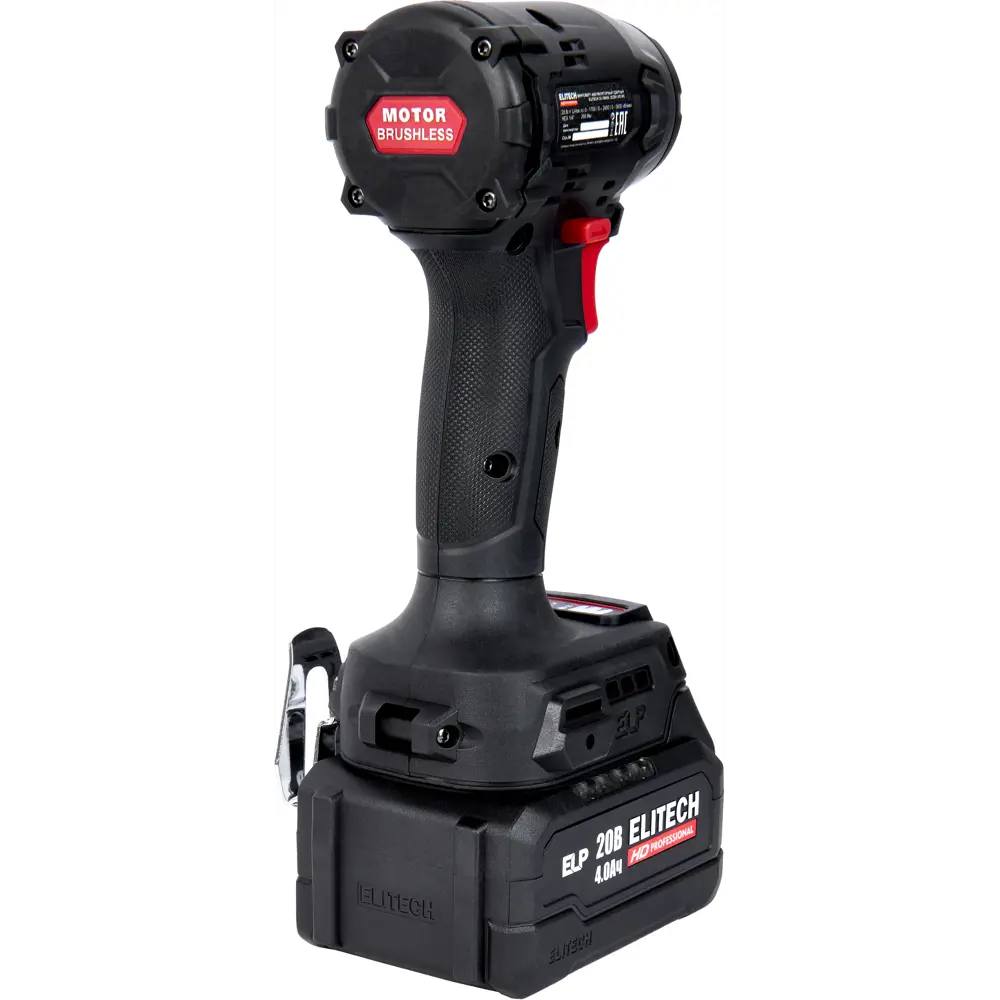 Фото 3 Винтоверт ударный аккумуляторный Elitech HD CS2003SL 20 В Li-Ion 2x4 Ач Фото 3 Винтоверт ударный аккумуляторный Elitech HD CS2003SL 20 В Li-Ion 2x4 Ач