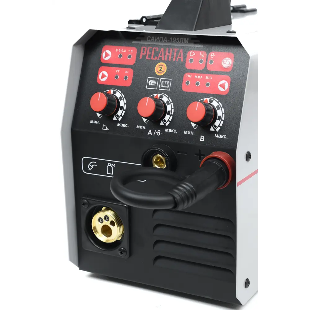 Фото 9 Сварочный полуавтомат инверторный Ресанта САИПА195ЛМ, 200 А, до 5 мм Фото 9 Сварочный полуавтомат инверторный Ресанта САИПА195ЛМ, 200 А, до 5 мм