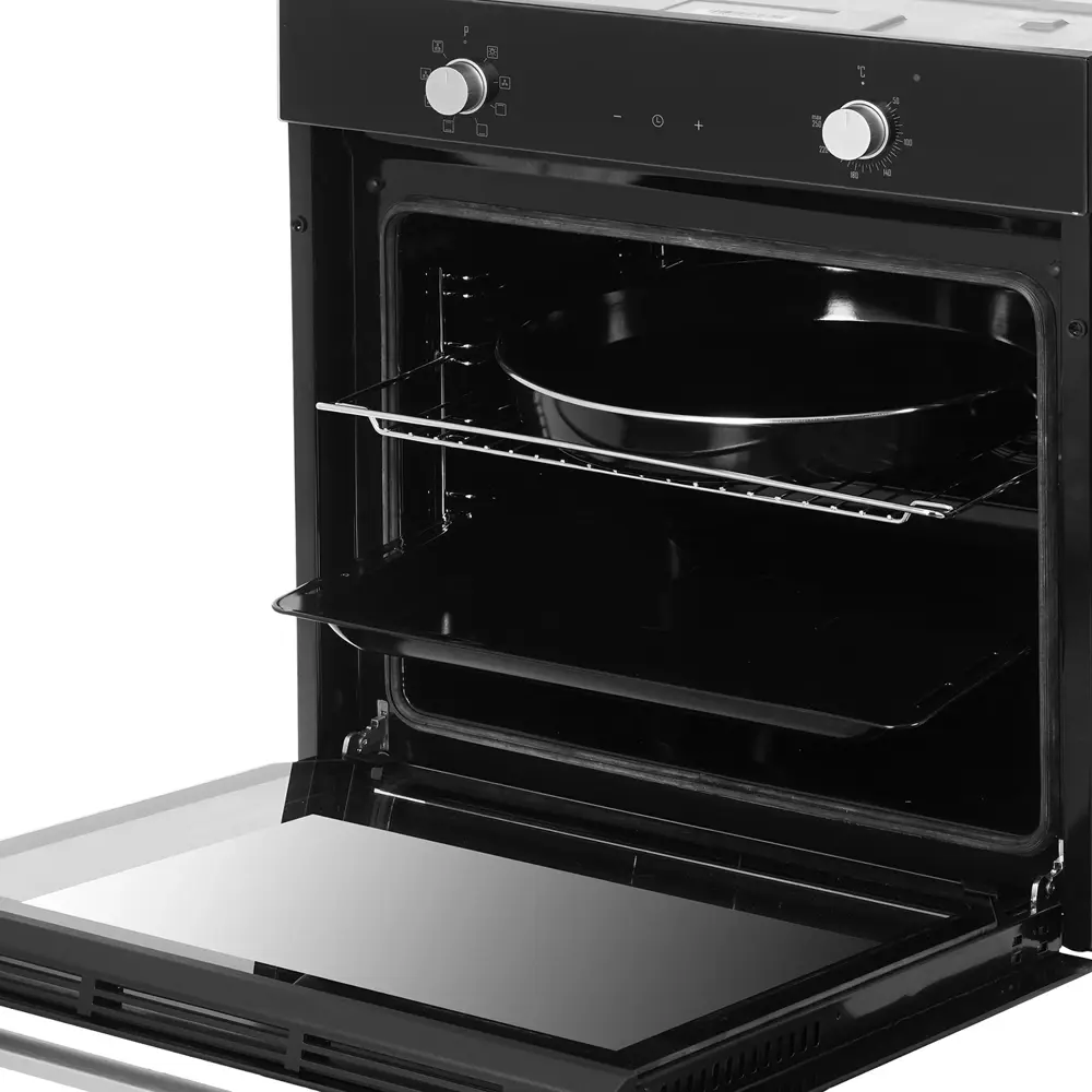 Фото 6 Встраиваемый духовой шкаф Ardo BO28EB2 59.6х59.5х56.5 см цвет черный, серый металлик, серый