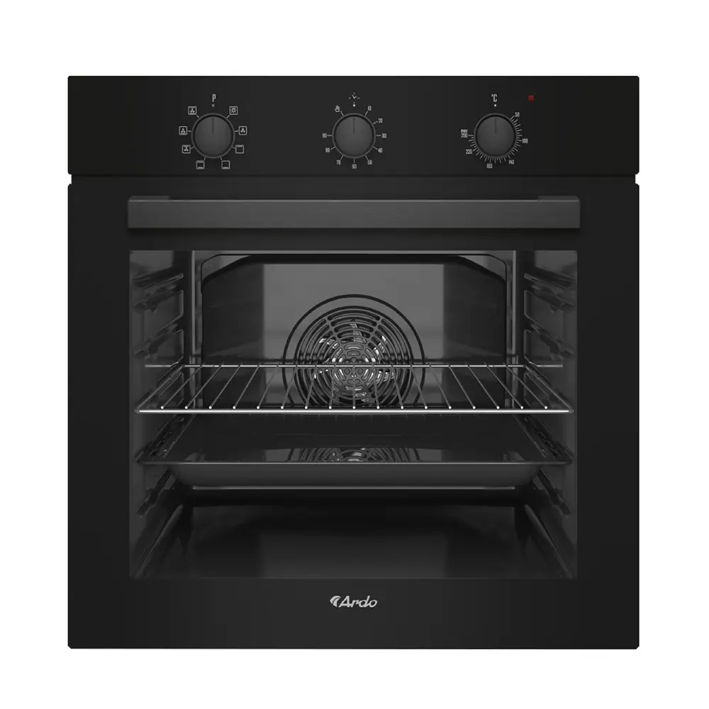 Фото 10 Встраиваемый духовой шкаф Ardo BO18MB2 59.6х59.5х56.5 см цвет черный, серый