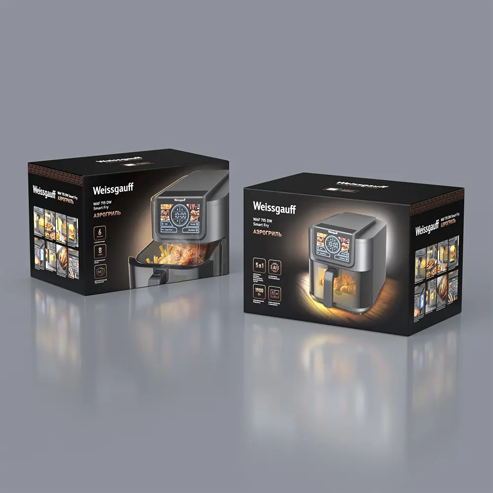 Фото 9 Аэрогриль Weissgauff WAF 715 DW Smart Fry Фото 9 Аэрогриль Weissgauff WAF 715 DW Smart Fry