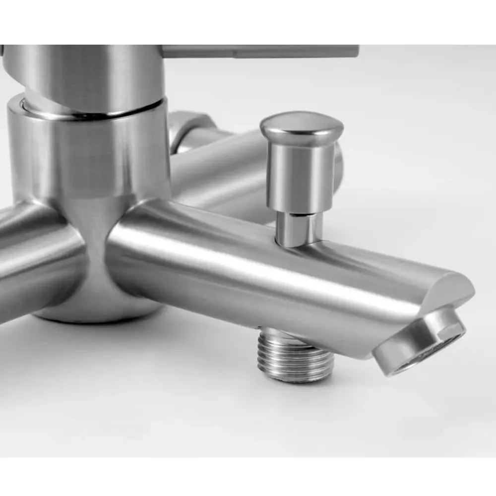 Фото 8 Смеситель для ванны Knotlor SS-05-LM цвет сатин