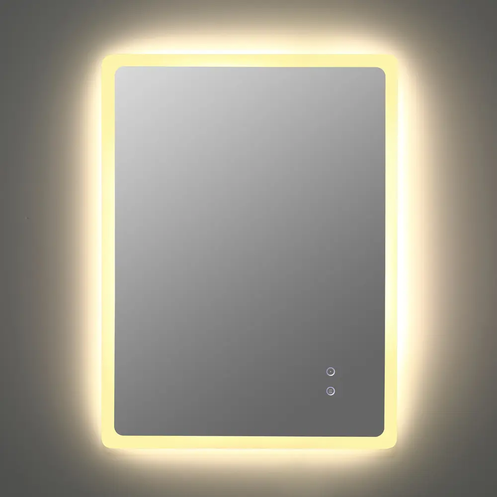 Фото Зеркало для ванной Knois Kn-1010a80/60 KN-1010A80/60 с подсветкой 60x80см