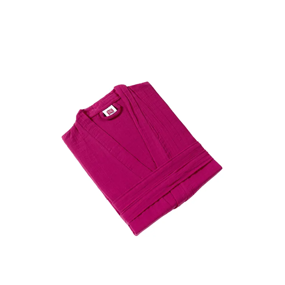 Фото Халат TAC Муслиновый S FUCHSIA цвет фуксия Фото Халат TAC Муслиновый S FUCHSIA цвет фуксия