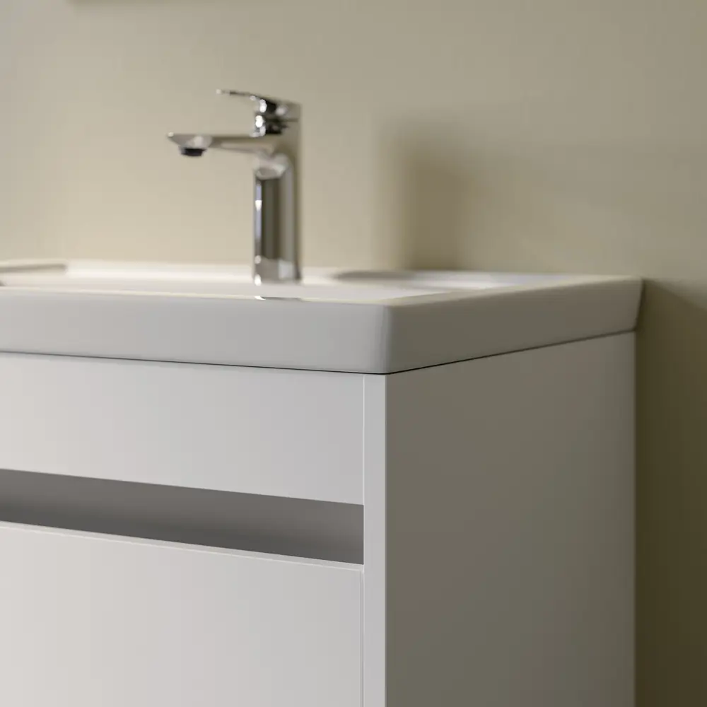 Фото 13 Тумба с раковиной напольная Iddis Zodiac X ZDX60WFi95K 60 см цвет белый Фото 13 Тумба с раковиной напольная Iddis Zodiac X ZDX60WFi95K 60 см цвет белый