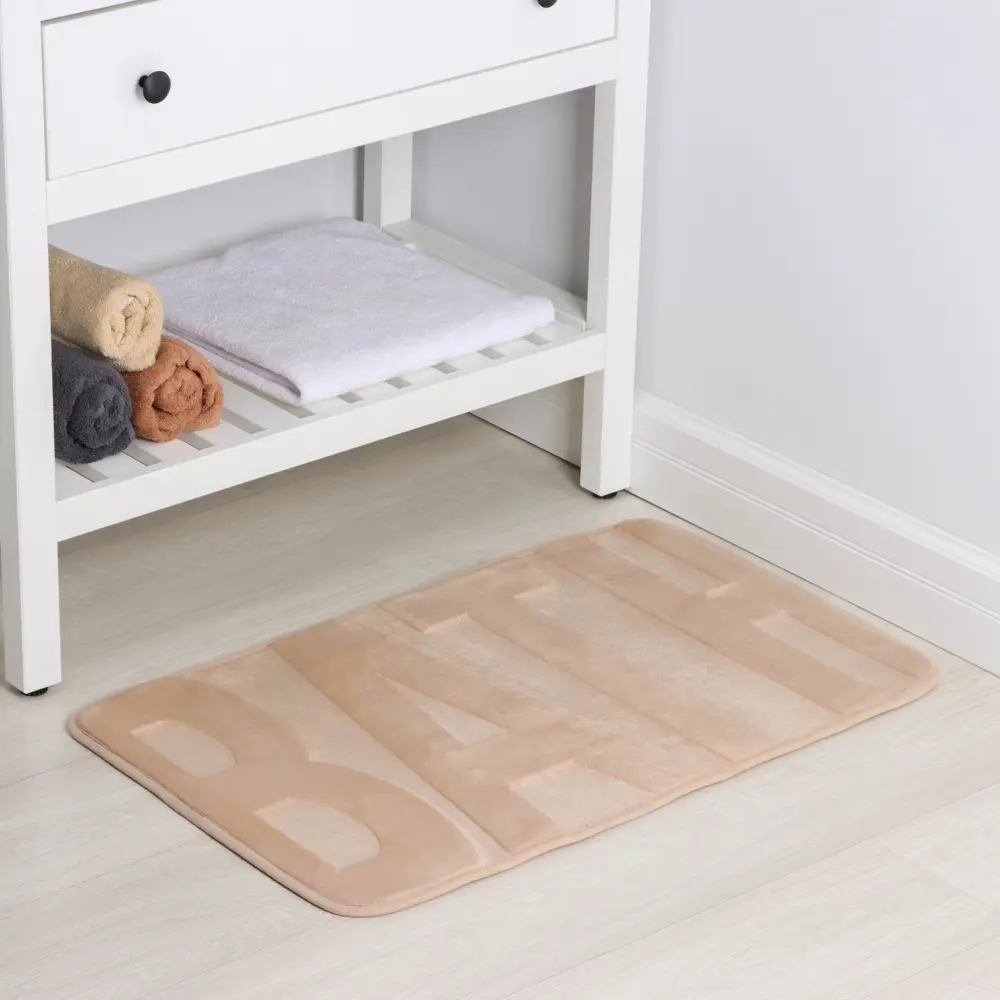 Фото 2 Коврик для ванной комнаты Savanna Bath 9643339 50x80см цвет разноцветный