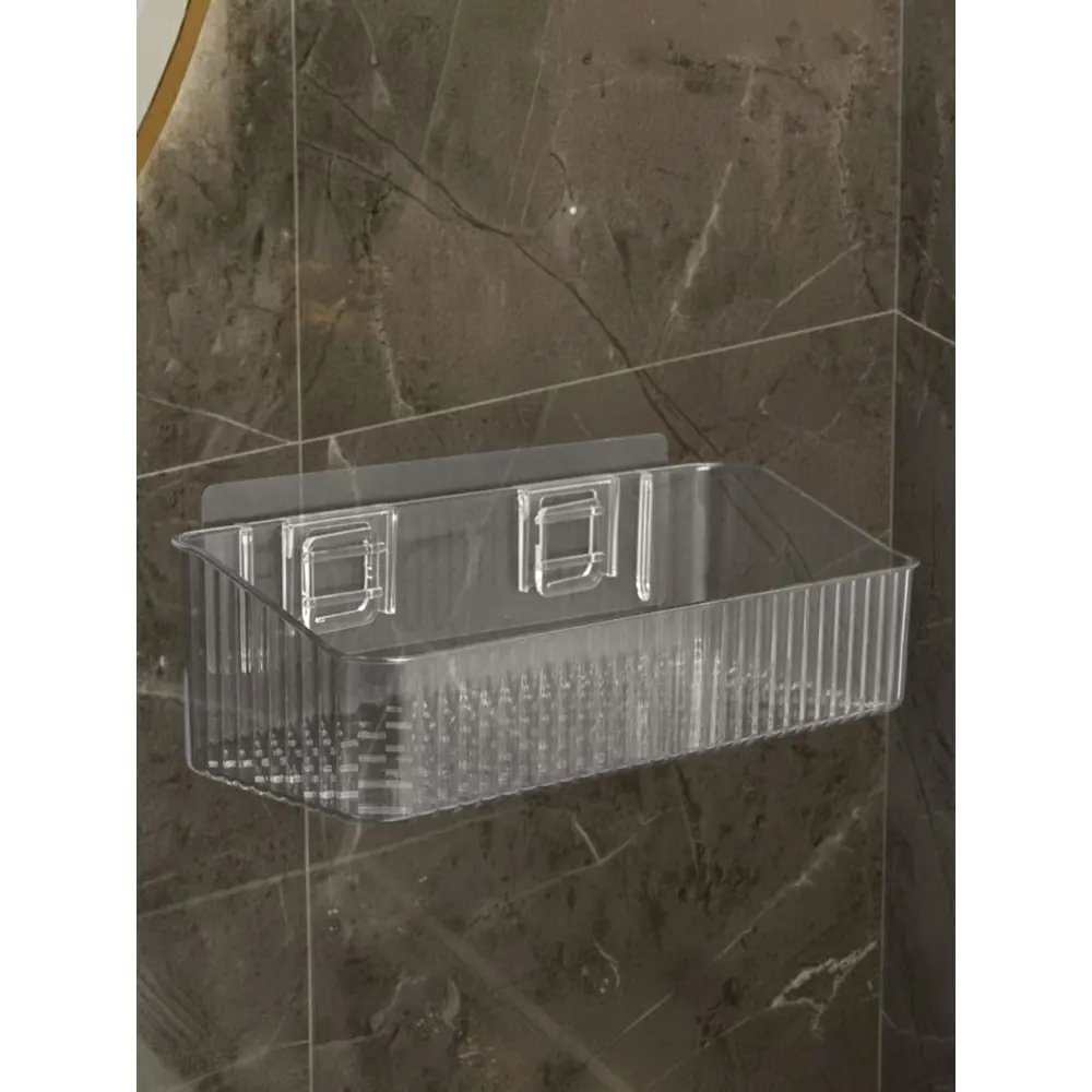 Фото 2 Полка для ванной комнаты Сима-ленд 10906547 сталь и ПВХ 12x8 см Фото 2 Полка для ванной комнаты Сима-ленд 10906547 сталь и ПВХ 12x8 см