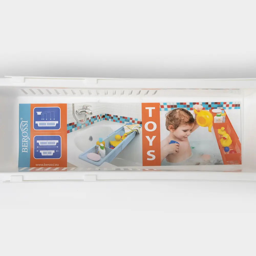 Фото 7 Полка для ванной комнаты Berossi 1144721 сталь и ПВХ 16x48 см