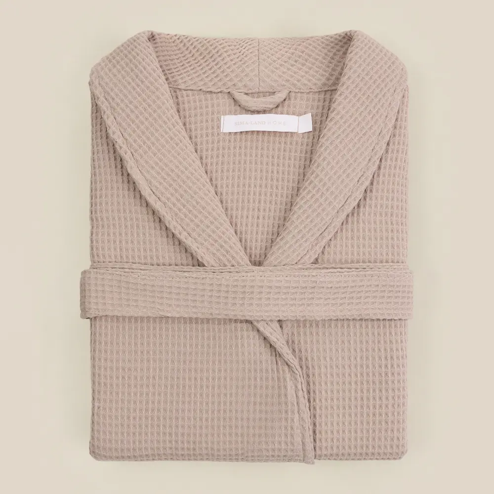 Фото 14 Халат вафельный мужской Sima-Land Home Basic Саббиа размер M