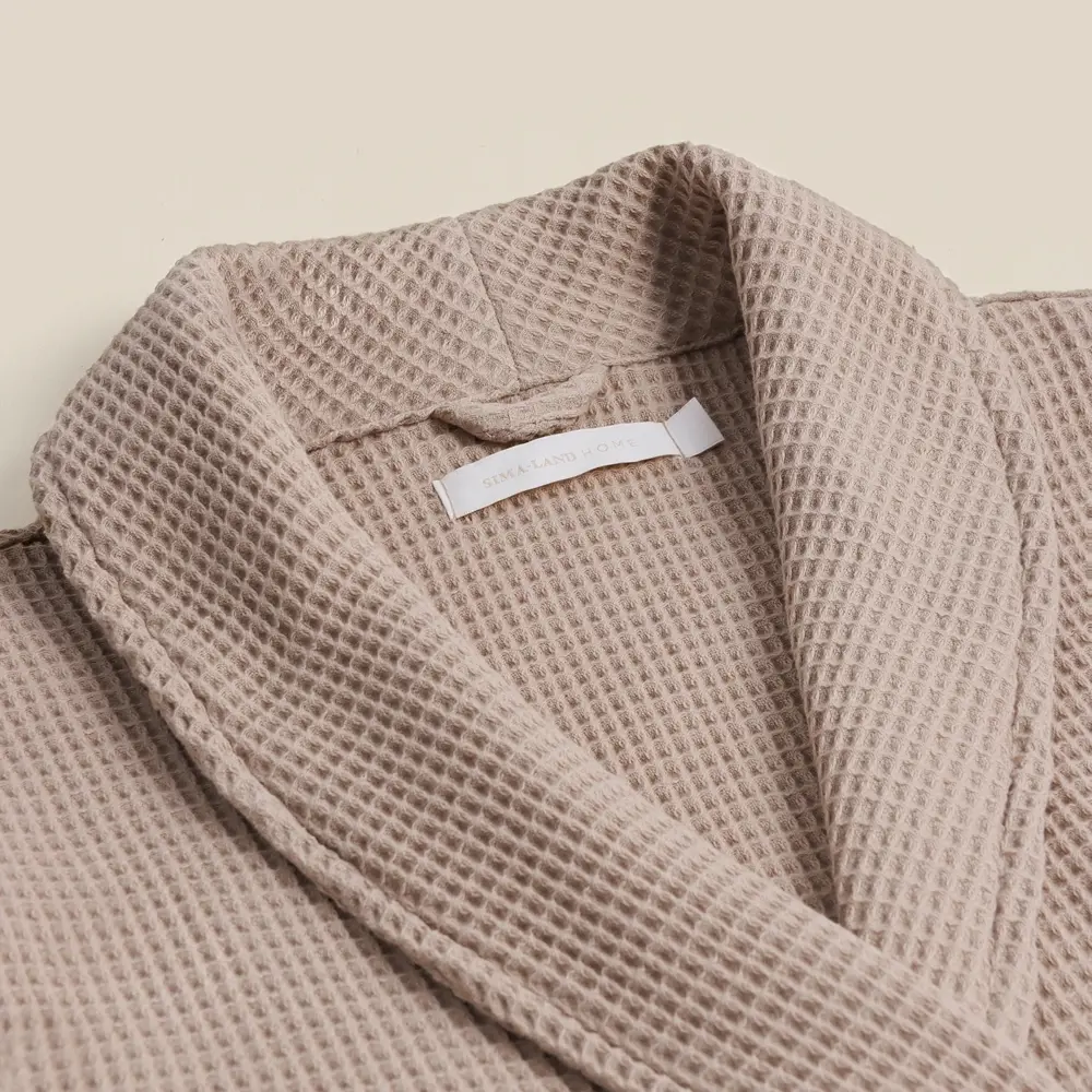 Фото 10 Халат вафельный мужской Sima-Land Home Basic Саббиа размер M