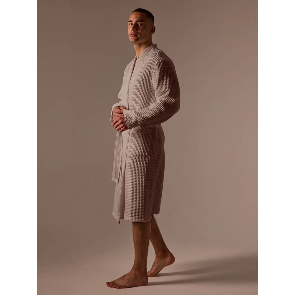 Фото 2 Халат вафельный мужской Sima-Land Home Boho Саббиа размер M Фото 2 Халат вафельный мужской Sima-Land Home Boho Саббиа размер M