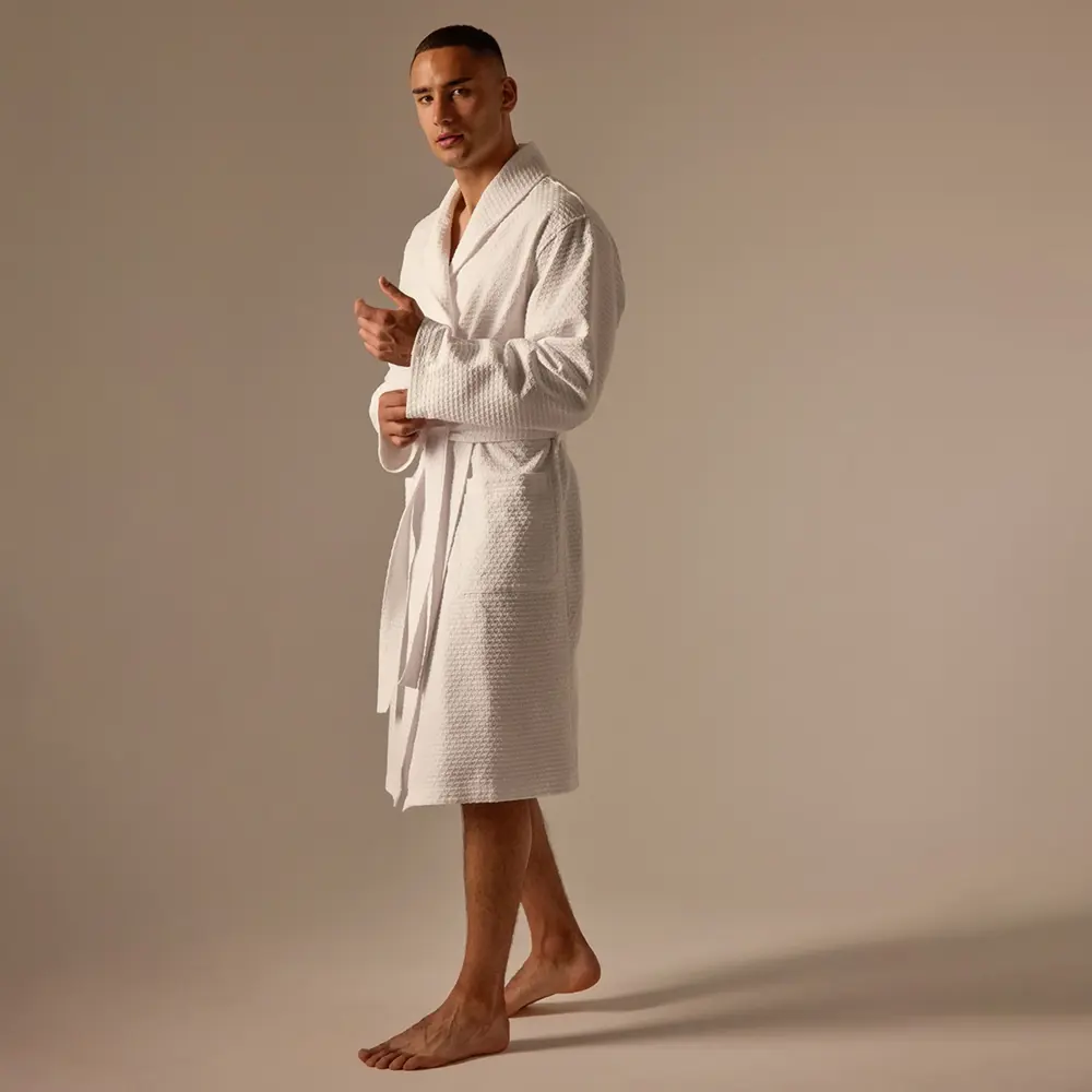 Фото 8 Халат вафельный мужской Sima-Land Home Waffle Блан де Блан размер XL Фото 8 Халат вафельный мужской Sima-Land Home Waffle Блан де Блан размер XL