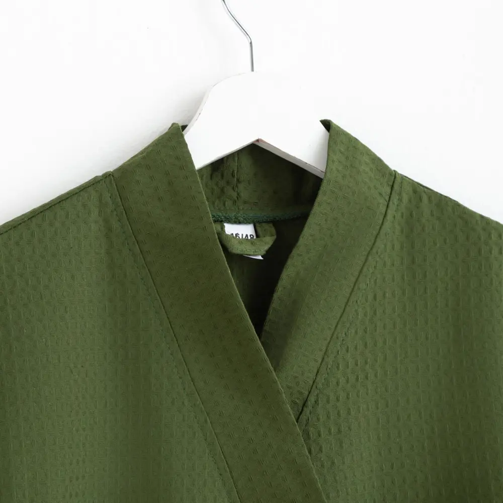 Фото 2 Халат вафельный мужской удлин Экономь и Я размер 46-48 цвет Хаки Фото 2 Халат вафельный мужской удлин Экономь и Я размер 46-48 цвет Хаки