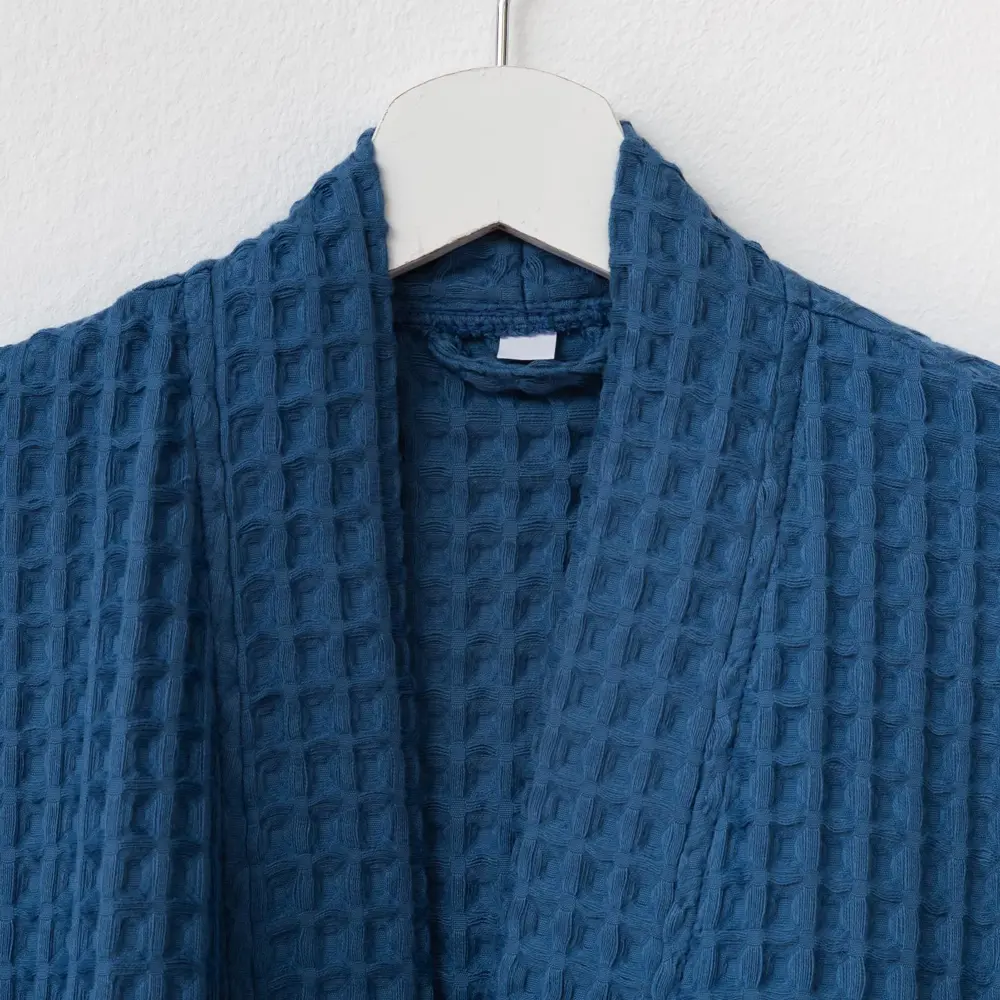 Фото 13 Халат вафельный мужской удлиненный Этель 6243570 Boho размер 50-52, цвет синий Фото 13 Халат вафельный мужской удлиненный Этель 6243570 Boho размер 50-52, цвет синий