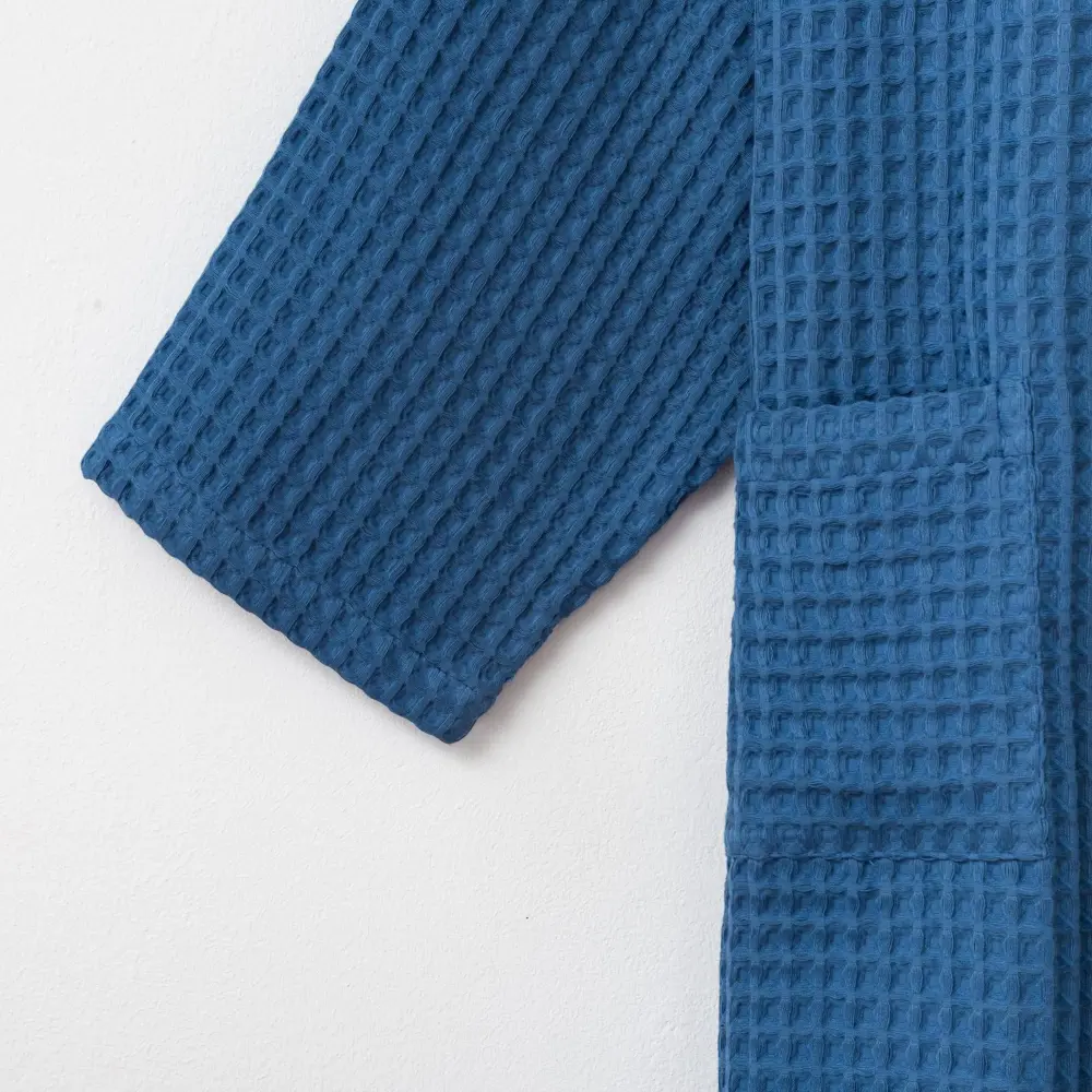 Фото 14 Халат вафельный мужской удлиненный Этель 6243570 Boho размер 50-52, цвет синий Фото 14 Халат вафельный мужской удлиненный Этель 6243570 Boho размер 50-52, цвет синий