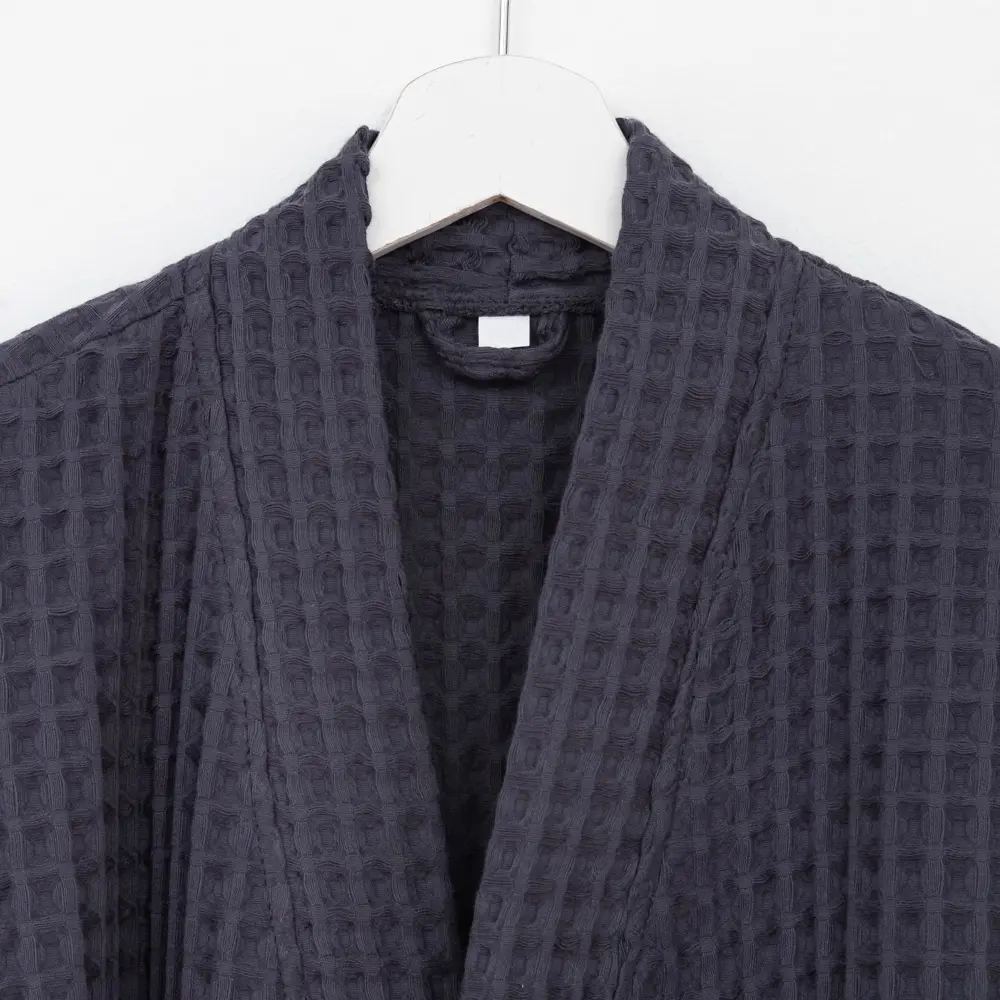 Фото 2 Банный халат Этель 6243518 размер 58 цвет серый