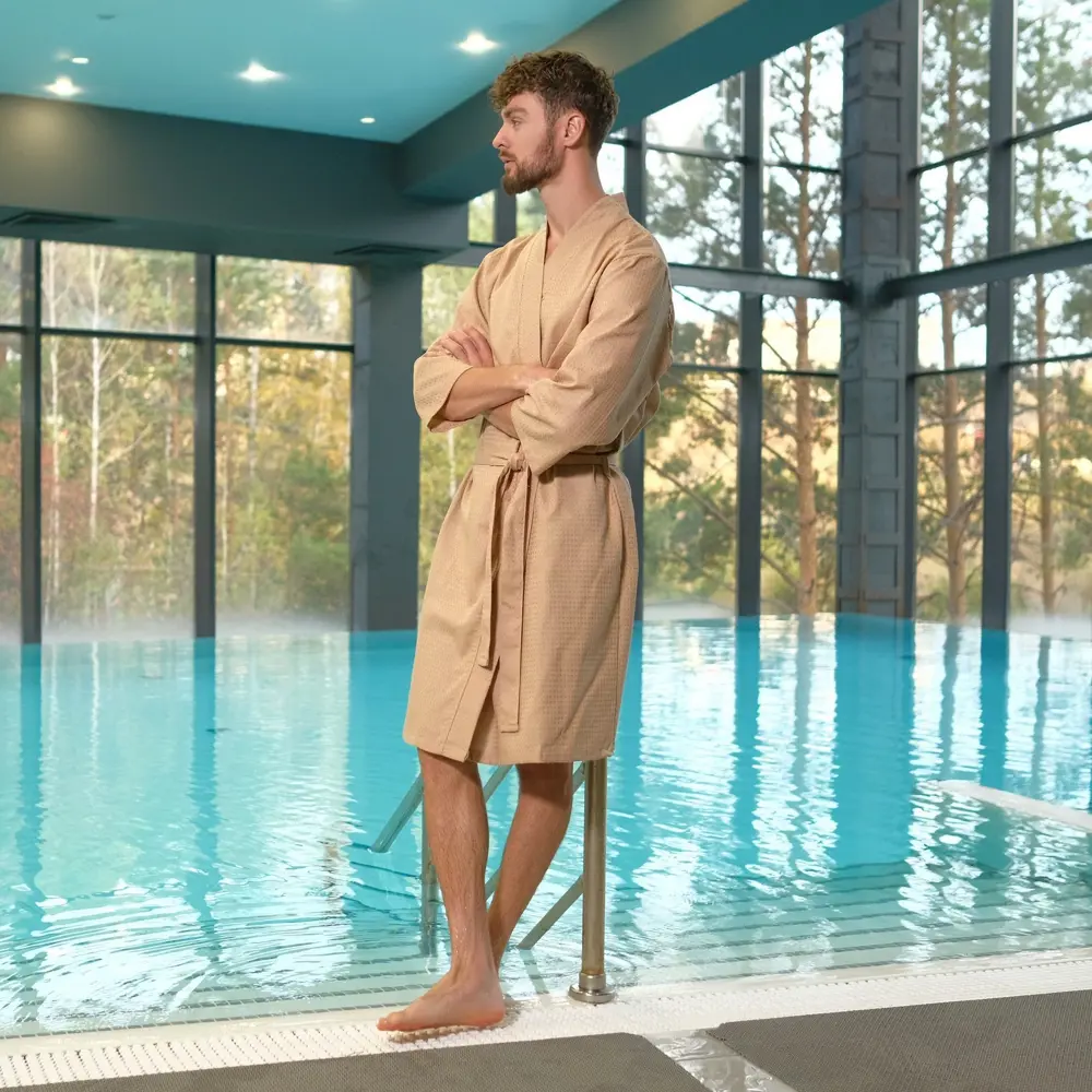 Фото 9 Халат вафельный мужской «Экономь и Я 2578089 размер 50-52 Фото 9 Халат вафельный мужской «Экономь и Я 2578089 размер 50-52